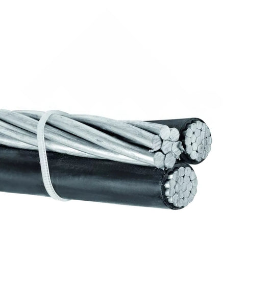 4-4-4 Periwinkle Aluminum Triplex Overhead Service Drop Cable