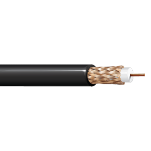 Belden 8237 13 AWG 1 Conductor 7x21 Stranding RG-8 Wireless Transmission 50 Ohm Coax Cable