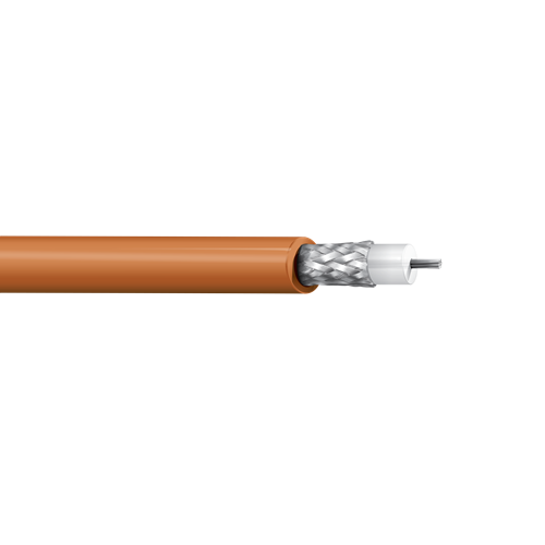 Belden 83264 30 AWG 1 Conductor 7x38 Stranding Silvered Copper Covered Steel 900V Mil-Spec Coax Cable