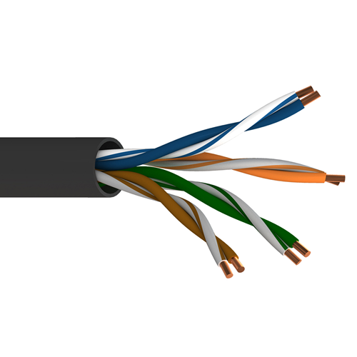 Belden 7923A 24 AWG 4 Pair Solid Bare Copper Cat 5e CMR DataTuff Cable
