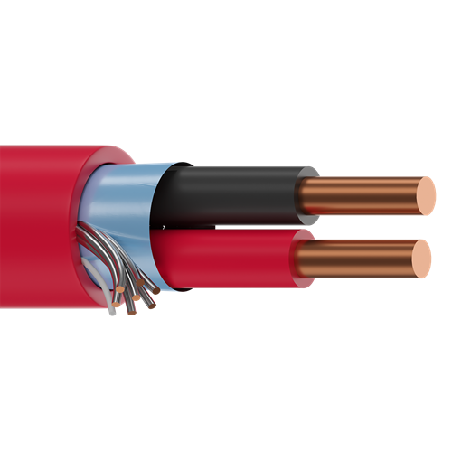 Belden 5220FL 16 AWG 2 Conductor Solid Bare Copper 300V Fire Alarm Cab ...