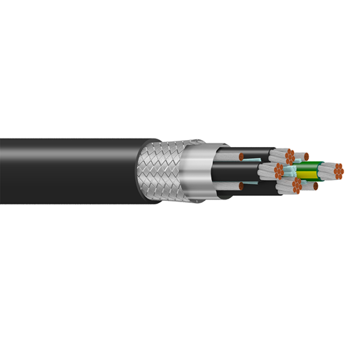 Belden 29505 6 AWG 3 Conductor 7x19x27 Stranding 1000V Variable Frequency Drives Cable