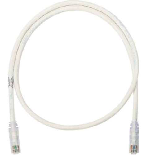10' Belden CA21109010 24 AWG 4 Pair Solid Bare Copper Category 6A White 10GX Patch Cord
