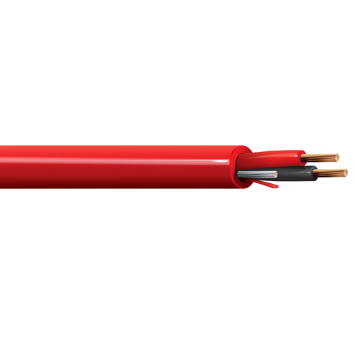 Belden 5100UL 14 AWG 2 Conductor 19x27 Stranding Bare Copper 300V Fire Alarm Cable