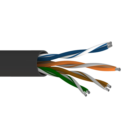 Belden 7905A 24 AWG 4 Pair 7x32 Stranding Tinned Copper Cat 5e CMR DataTuff Cable