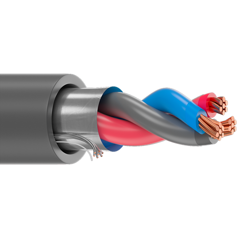 Belden 1121A 18 AWG 1 Triad 7x26 Stranding Bare Copper 600V Instrumentation Tray Cable