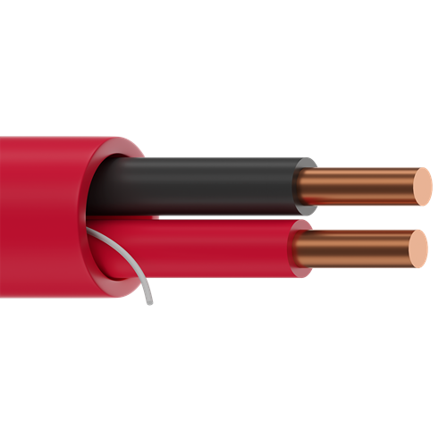 Belden 5220UL 16 AWG 2 Conductor Solid Bare Copper 300V Fire Alarm Cable
