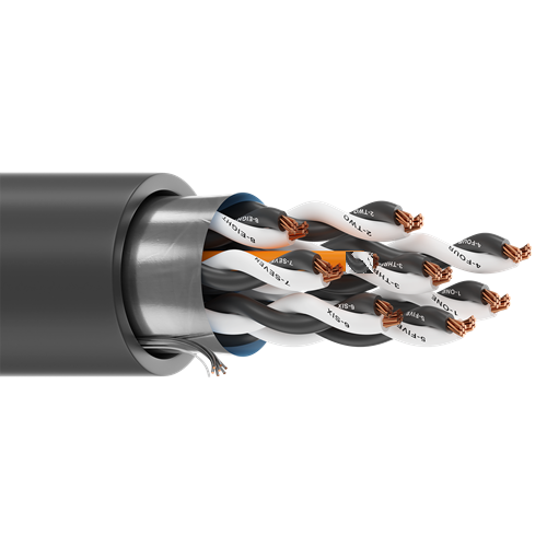 Belden 1071A 16 AWG 8 Pair 7x24 Stranding Bare Copper 600V Instrumentation Tray Cable