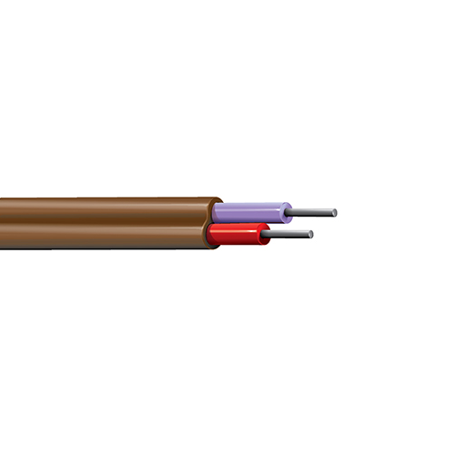 Belden 83900 20 AWG 1 Pair Solid Iron and Constantan 300V Type J Thermocouple PLTC Cable