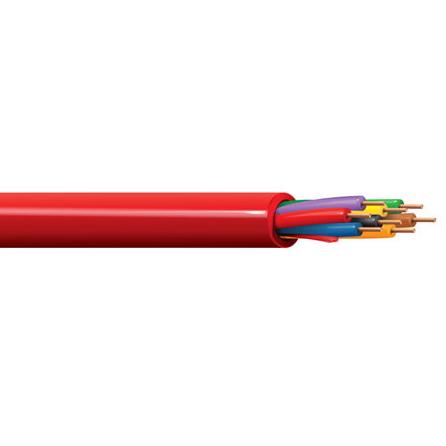 Belden 6326UL 18 AWG 8 Conductor Solid Bare Copper 300V Fire Alarm Cable