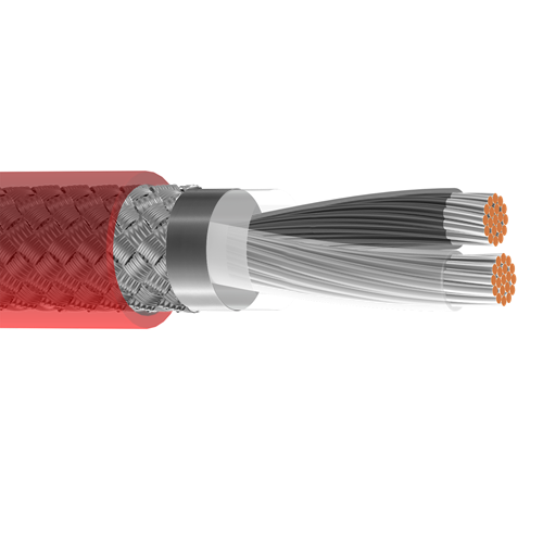 Belden 83652 18 AWG 2 Conductor 19x30 Stranding Tinned Copper 300V Electronic Cable