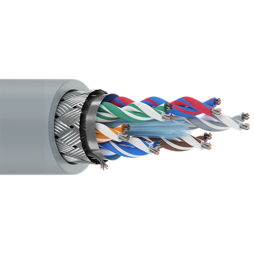 Belden 8106 24 AWG 6 Pair 7x32 Stranding Tinned Copper 300V Computer EIA RS-232/422 Cable