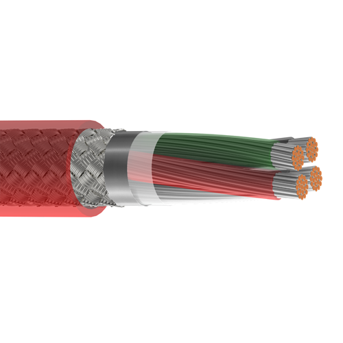 Belden 83704 16 AWG 4 Conductor 19x29 Stranding Tinned Copper 300V Electronic Cable