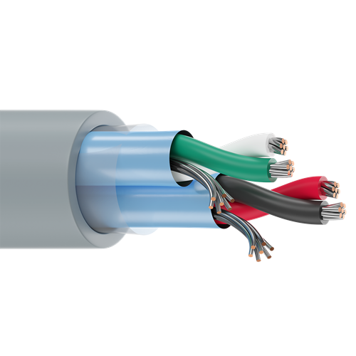 Belden 9402 20 AWG 2 Pair 7x28 Stranding Tinned Copper 300V Audio Control and Instrument Cable