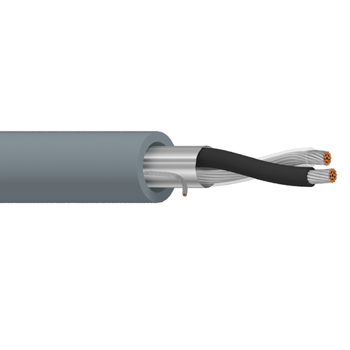 Belden 8760MN 18 AWG 2 Conductor 41x34 Stranding Tinned Copper 300V SpaceMaker Cable