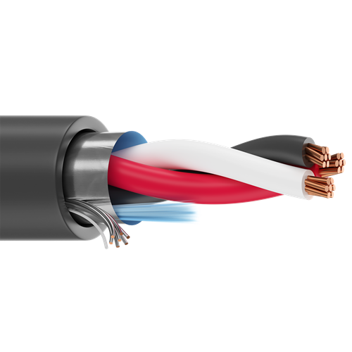 Belden 1036A 18 AWG 1 Triad 7x26 Stranding Bare Copper 300V Instrumentation PLTC Cable