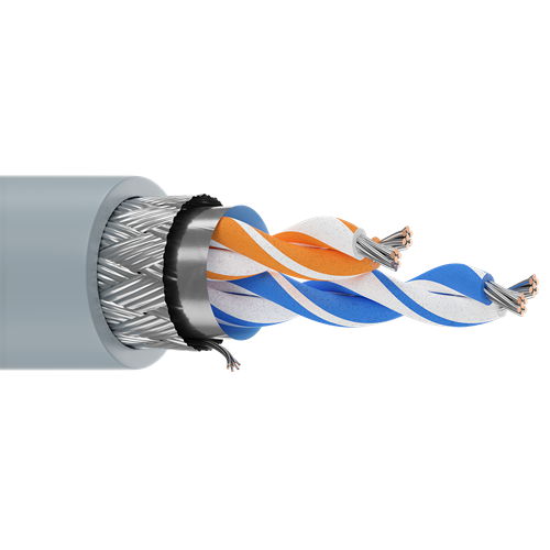 Belden 82842 24 AWG 2 Pair 7x32 Stranding RS485 Tinned Copper 300V Multi-Pair Cable