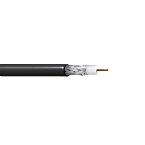Belden 9167 20 AWG 1 Conductor Solid Silver Plated Copper Covered Steel 300V Coax Cable