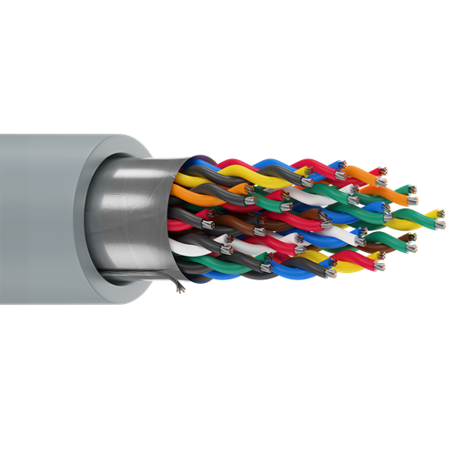 Belden 9519 24 AWG 19 Pair 7x32 Stranding Tinned Copper 300V Computer EIA RS-232 Cable