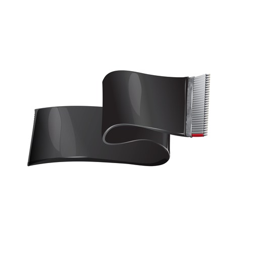 Belden 9L28325 28 AWG 25 Conductor 7x36 Stranding Tinned Copper 300V Shielded Flat Ribbon Cable