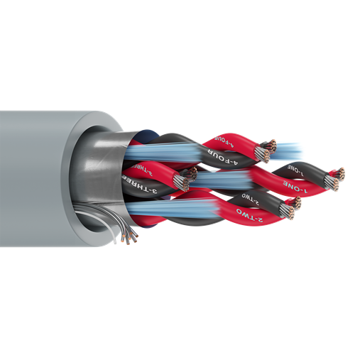 Belden 9554 18 AWG 4 Pair 19x30 Stranding Tinned Copper 300V Instrumentation PLTC Cable