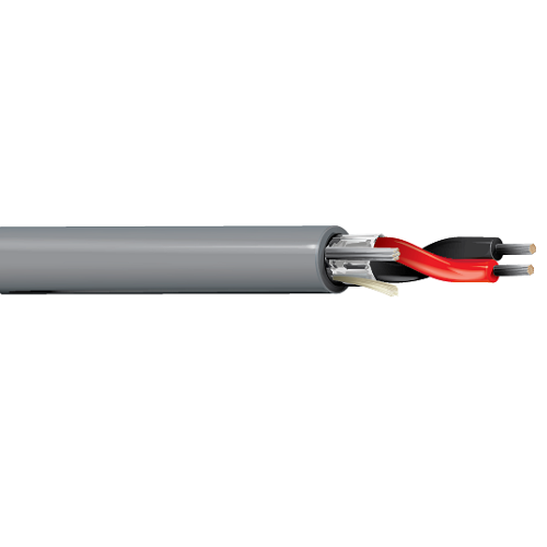 Belden 5200FH 16 AWG 2 Conductor 19x29 Stranding Tinned Copper 300V Security and Sound Cable