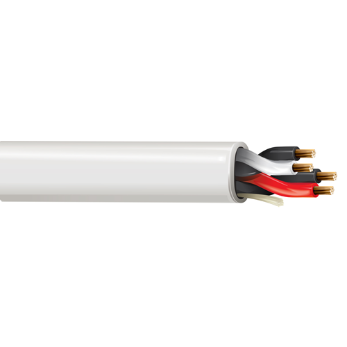 Belden 6541UE 22 AWG 2 Pair 7x30 Stranding Bare Copper 300V Security and Sound Cable