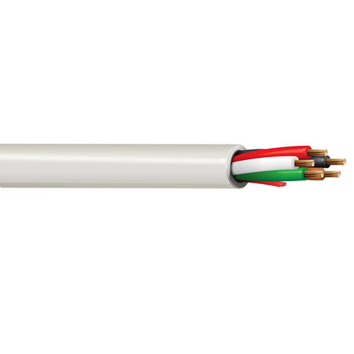 Belden 6303UE 18 AWG 5 Conductor 7x26 Stranding Bare Copper 300V Security and Sound Cable