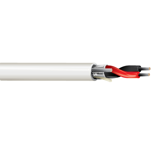 Belden 6200FH 16 AWG 2 Conductor 19x29 Stranding Tinned Copper 300V Security and Sound Cable