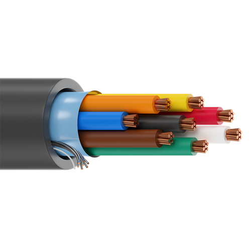 Belden 5306FE 18 AWG 8 Conductor 7x26 Stranding Bare Copper 300V Security and Sound Cable