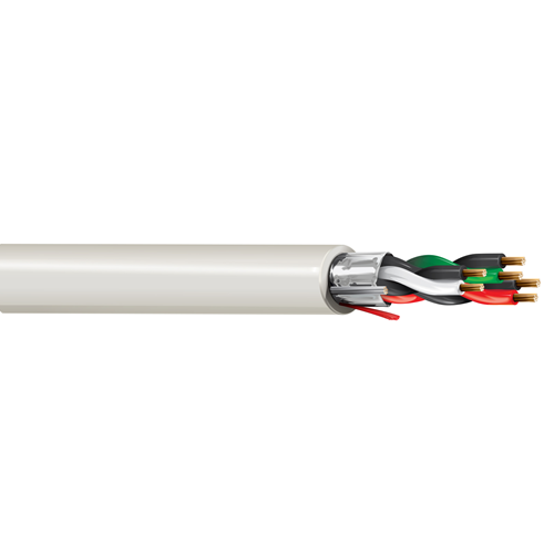 Belden 5442FE 20 AWG 3 Pair 7x28 Stranding Bare Copper 300V Security and Sound Cable