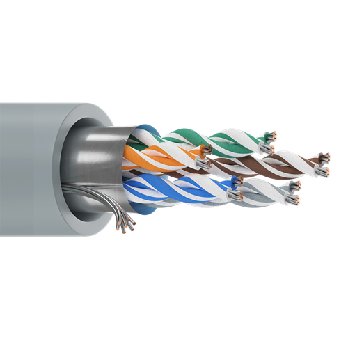 Belden 88105 24 AWG 5 Pair 7x32 Stranding Tinned Copper 300V Computer EIA RS-232/422 Cable
