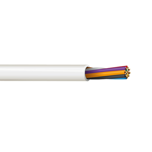 Belden 6308UE 18 AWG 10 Conductor 7x26 Stranding Bare Copper 300V Security and Sound Cable