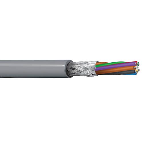 Belden 9935 24 AWG 10 Conductor 7x32 Stranding Tinned Copper 300V Computer EIA RS-232/423 Cable