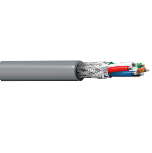 Belden 9611 24 AWG 6 Conductor 7x32 Stranding Tinned Copper 300V Computer EIA RS-232 Cable