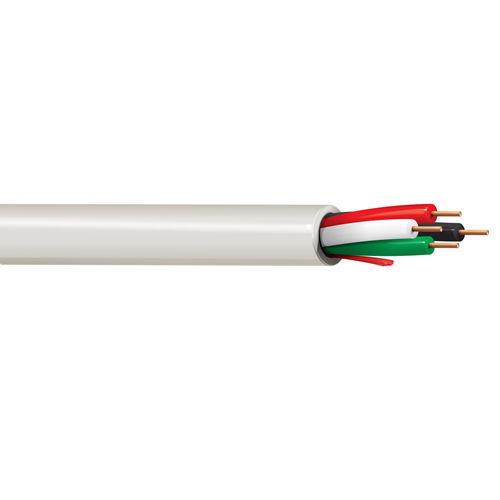 Belden 6322UE 18 AWG 4 Conductor Solid Bare Copper 300V Security and Sound Cable
