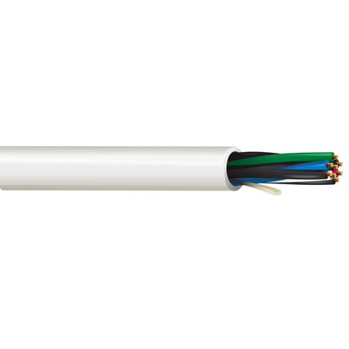 Belden 5543UE 22 AWG 4 Pair 7x30 Stranding Bare Copper 300V Security and Sound Cable