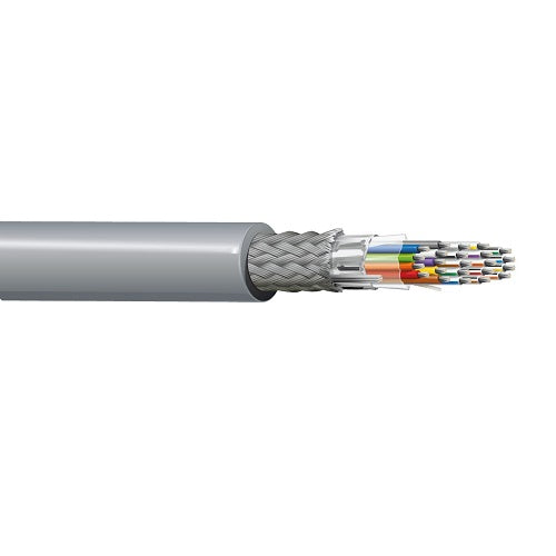 Belden 9641 26 AWG 6 Pair 26 AWG 10 Conductor 24 AWG 1 Conductor Tinned Copper 300V Computer EIA RS-488 Cable