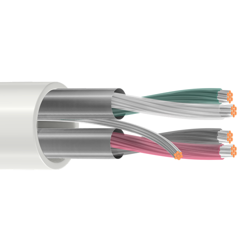 Belden 82723 22 AWG 2 Pair 7x30 Stranding Tinned Copper 300V Audio Control and Instrumentation Cable