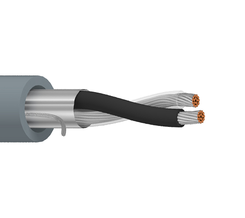 Belden 1503A 22 AWG 1 Pair 7x30 Stranding Tinned Copper 300V Line Level Audio Cable