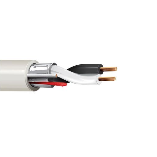 Belden 6500FC 22 AWG 2 Conductor 7x30 Stranding Bare Copper 300V Security and Sound Cable
