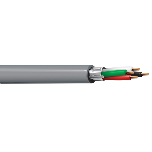 Belden 6502FC 22 AWG 4 Conductor 7x30 Stranding Bare Copper 300V Security and Sound Cable
