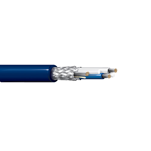 Belden 3072F 18 AWG 1 Pair 7x26 Stranding Tinned Copper 600V Blue Hose Cable