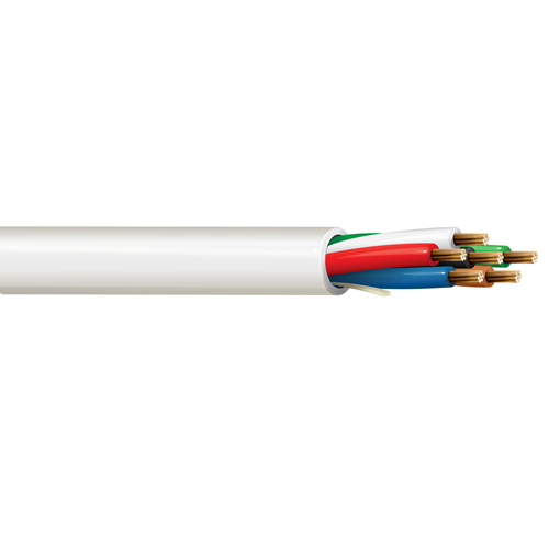 Belden 6504UE 22 AWG 6 Conductor 7x30 Stranding Bare Copper 300V Security and Sound Cable