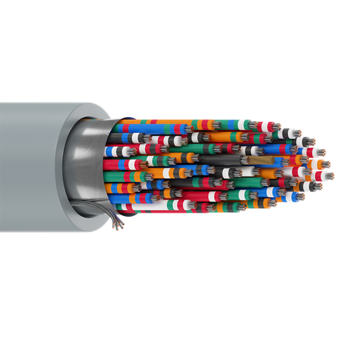 Belden 9546 24 AWG 50 Conductor 7x32 Stranding Tinned Copper 300V Computer EIA RS-232 Cable