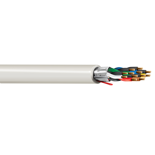 Belden 5445FE 20 AWG 12 Conductor 7x28 Stranding Bare Copper 300V Security and Sound Cable