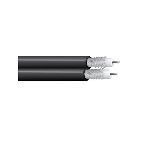 Belden 1808A 30 AWG 2 Conductor 7x38 Stranding Tinned Copper 75 Ohm S-Video Cable