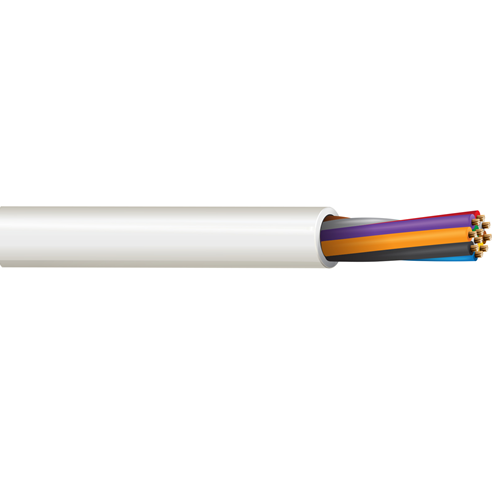 Belden 6508UE 22 AWG 10 Conductor 7x30 Stranding Bare Copper 300V Security and Sound Cable