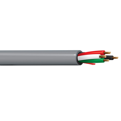 Belden 6302FC 18 AWG 4 Conductor 7x26 Stranding Bare Copper 300V Security and Sound Cable