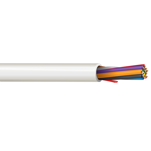 Belden 6509UE 22 AWG 12 Conductor 7x30 Stranding Bare Copper 300V Security and Sound Cable